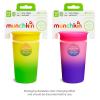imageMunchkin Miracle 360 Sippy Cup for Toddlers Color Changes with Cold Drinks 9 Ounce 2 Pack PinkYellowPinkYellow