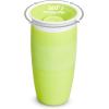 imageMunchkin Sippy Cup for Toddlers Miracle 360 Cup with Straw and Open Sipper Lid Grow with Me Kit 14 Ounce 14 Ounce PinkGreen