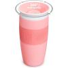 imageMunchkin Sippy Cup for Toddlers Miracle 360 Cup with Straw and Open Sipper Lid Grow with Me Kit 14 Ounce 14 Ounce PinkPink
