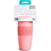 imageMunchkin Sippy Cup for Toddlers Miracle 360 Cup with Straw and Open Sipper Lid Grow with Me Kit 14 Ounce 14 Ounce PinkPink