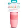 imageMunchkin Sippy Cup for Toddlers Miracle 360 Cup with Straw and Open Sipper Lid Grow with Me Kit 14 Ounce 14 Ounce PinkPink