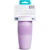 imageMunchkin Sippy Cup for Toddlers Miracle 360 Cup with Straw and Open Sipper Lid Grow with Me Kit 14 Ounce 14 Ounce PinkPurple
