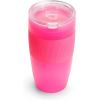 imageMunchkin Sippy Cup for Toddlers Miracle 360 Cup with Straw and Open Sipper Lid Grow with Me Kit 14 Ounce 14 Ounce PinkPurple