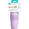 imageMunchkin Sippy Cup for Toddlers Miracle 360 Cup with Straw and Open Sipper Lid Grow with Me Kit 14 Ounce 14 Ounce PinkPurple