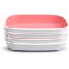 imageMunchkin Splash 4 Piece Toddler Plates PinkPurplePinkPurple 4pc Plates