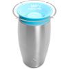 imageMunchkin Stainless Steel Sippy Cups for Toddlers 13 Spill Proof Miracle 360 Cup Insulated 10 Ounce PinkBlue