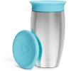 imageMunchkin Stainless Steel Sippy Cups for Toddlers 13 Spill Proof Miracle 360 Cup Insulated 10 Ounce PinkBlue