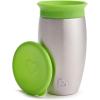 imageMunchkin Stainless Steel Sippy Cups for Toddlers 13 Spill Proof Miracle 360 Cup Insulated 10 Ounce PinkBlueGreen