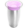 imageMunchkin Stainless Steel Sippy Cups for Toddlers 13 Spill Proof Miracle 360 Cup Insulated 10 Ounce PinkPurple
