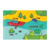 imageMunchkin Story Mat BPA Free Disposable Placemats for Kids 18 Pack 2 Designs