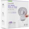 imageMunchkin UV Snap Seal ampamp Toss Diaper Pail Refill Bags Holds up to 600 Newborn Diapers 20 PackUV Snap