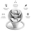 imageMunchkin Vibration Baby Swing Light Grey  BluetoothEnabled Smart Seat with Music Motion and SoundsSwing with Vibration