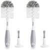 imageMunchkin Bristle Bottle Brush Grey 2 PackGrey and White