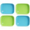 imageMunchkin Splash 4 Piece Toddler Plates PinkPurpleBlueGreen 4pc Plates