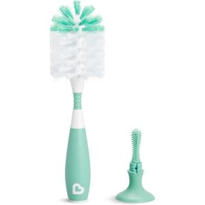 imageMunchkin Bristle Bottle Brush Grey 2 PackSage and White