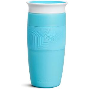 imageMunchkin Sippy Cup for Toddlers Miracle 360 Cup with Straw and Open Sipper Lid Grow with Me Kit 14 Ounce 14 Ounce PinkBlue