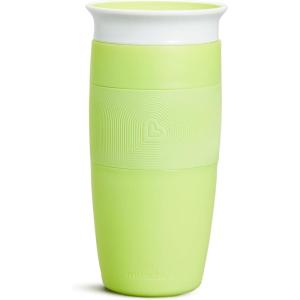 imageMunchkin Sippy Cup for Toddlers Miracle 360 Cup with Straw and Open Sipper Lid Grow with Me Kit 14 Ounce 14 Ounce PinkGreen