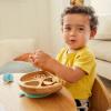 imageMunchkin Bambou Divided Suction Plate  EcoFriendly Bamboo Dinnerware for Babies and Toddlers