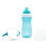 imageMunchkin Gentle Transition Sippy Cup with Trainer Handles 10 Ounce 2 Pack BlueGreen