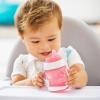 imageMunchkin Gentle Transition Sippy Trainer Cup 4 Ounce 2 Pack Blue ampamp Gentle Transition Sippy Cup with Trainer Handles 10 Ounce BlueCup  Cup  Pink
