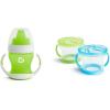 imageMunchkin Gentle Transition Sippy Trainer Cup 4 Ounce 2 Pack Blue ampamp Gentle Transition Sippy Cup with Trainer Handles 10 Ounce BlueCup  FOOD 10861
