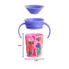 imageMunchkin Miracle 360 Wildlove Sippy Cup 6 Oz 2 Pack OrcaPolar BearBeeLemur