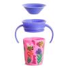 imageMunchkin Miracle 360 Wildlove Sippy Cup 6 Oz 2 Pack OrcaPolar BearBeeLemur
