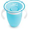 imageMunchkin Sippy Cup for 6 Month Old and Up Spill Proof Miracle 360 Toddler Cups with Transition Handles 7 Ounce 2 Pack BlueGreenBlue  Green