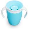 imageMunchkin Sippy Cup for 6 Month Old and Up Spill Proof Miracle 360 Toddler Cups with Transition Handles 7 Ounce 2 Pack BlueGreenBlue