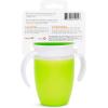 imageMunchkin Sippy Cup for 6 Month Old and Up Spill Proof Miracle 360 Toddler Cups with Transition Handles 7 Ounce 2 Pack BlueGreenGreen