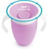 imageMunchkin Sippy Cup for 6 Month Old and Up Spill Proof Miracle 360 Toddler Cups with Transition Handles 7 Ounce 2 Pack PinkPurpleTrainer Cup