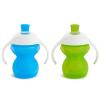 imageMunchkin Click Lock Bite Proof Trainer Cup Plastic 7 Ounce 2 Pack BlueGreenBlueGreen