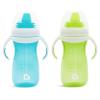 imageMunchkin Gentle Transition Sippy Cup with Trainer Handles 10 Ounce 2 Pack BlueGreen