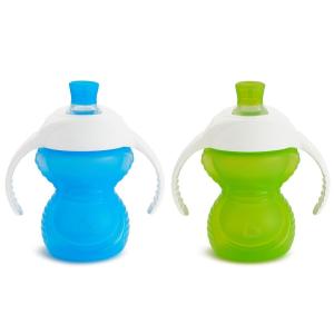 imageMunchkin Click Lock Bite Proof Trainer Cup Plastic 7 Ounce 2 Pack BlueGreenBlueGreen