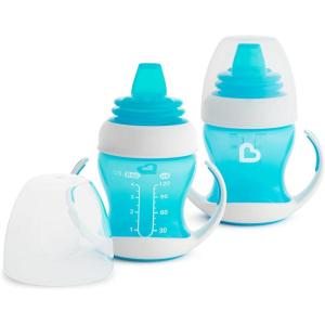 imageMunchkin Gentle Transition Sippy Trainer Cup 4 Ounce Green Pack of 2Blue