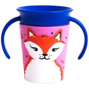 imageMunchkin Miracle 360 WildLove Trainer Sippy Cup 6 Oz Red FoxFox