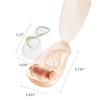 imageMunchkin Flow Nipple Shield  with SeeThru Channel to Watch Milk Flow  Nurse Confidently and Meet Your Breastfeeding Goals  24mm