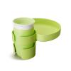 imageMunchkin Carseat Tray with Miracle 360 Sippy Cup for Toddlers 13  Travel ampamp Road Trip Accessory for Kids MessFree Snacking and Spill Proof Drinking in The Car GreenGreen