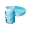 imageMunchkin Carseat Tray with Miracle 360 Sippy Cup for Toddlers 13  Travel ampamp Road Trip Accessory for Kids MessFree Snacking and Spill Proof Drinking in The Car GreenBlue