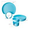 imageMunchkin Carseat Tray with Miracle 360 Sippy Cup for Toddlers 13  Travel ampamp Road Trip Accessory for Kids MessFree Snacking and Spill Proof Drinking in The Car GreenBlue