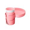 imageMunchkin Carseat Tray with Miracle 360 Sippy Cup for Toddlers 13  Travel ampamp Road Trip Accessory for Kids MessFree Snacking and Spill Proof Drinking in The Car GreenPink