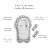 imageMunchkin Brica XtraGuard Head Support ampamp Strap Cover for Baby Car Seats with SilverIon Technology MountainsGrey