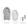 imageMunchkin Brica XtraGuard Head Support ampamp Strap Cover for Baby Car Seats with SilverIon Technology MountainsGrey