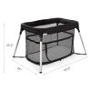 imageMunchkin UltraLite 3in1 Playard Travel Crib and Bassinet for Newborn Babies Up to 24 Months  Lightweight No Tool Assembly Mattress Plus Cover Included Black