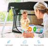 imageMunchkin UltraLite 3in1 Playard Travel Crib and Bassinet for Newborn Babies Up to 24 Months  Lightweight No Tool Assembly Mattress Plus Cover Included Black