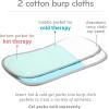 imageMunchkin TheraBurpee Colic ampamp Fever Rescue Kit with Hot ampamp Cold Therapy Burp Cloths2 Count Pack of 1