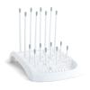imageMunchkin Fold Baby Bottle Drying Rack and Bristle Bottle Brush Cleaning Essentials Set WhiteGrey1 Count Pack of 6