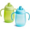 imageMunchkin Simple Clean Trainer Sippy Cup with Handles 6 Months 7 Ounce BluePinkBlueGreen