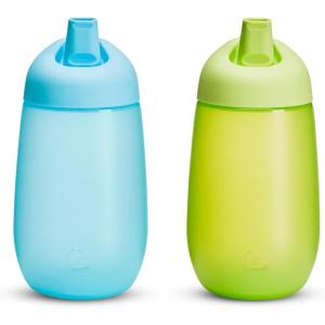 imageMunchkin Simple Clean Toddler Sippy Cups Spill Proof 10 Ounce BlueGreenBlueGreen
