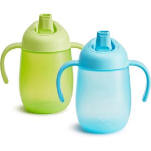 imageMunchkin Simple Clean Trainer Sippy Cup with Handles 6 Months 7 Ounce BluePinkBlueGreen